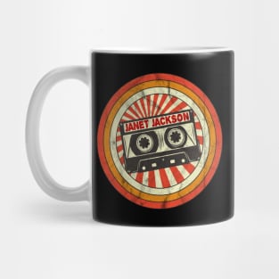 Janet Proud Name Retro Cassette Vintage Mug